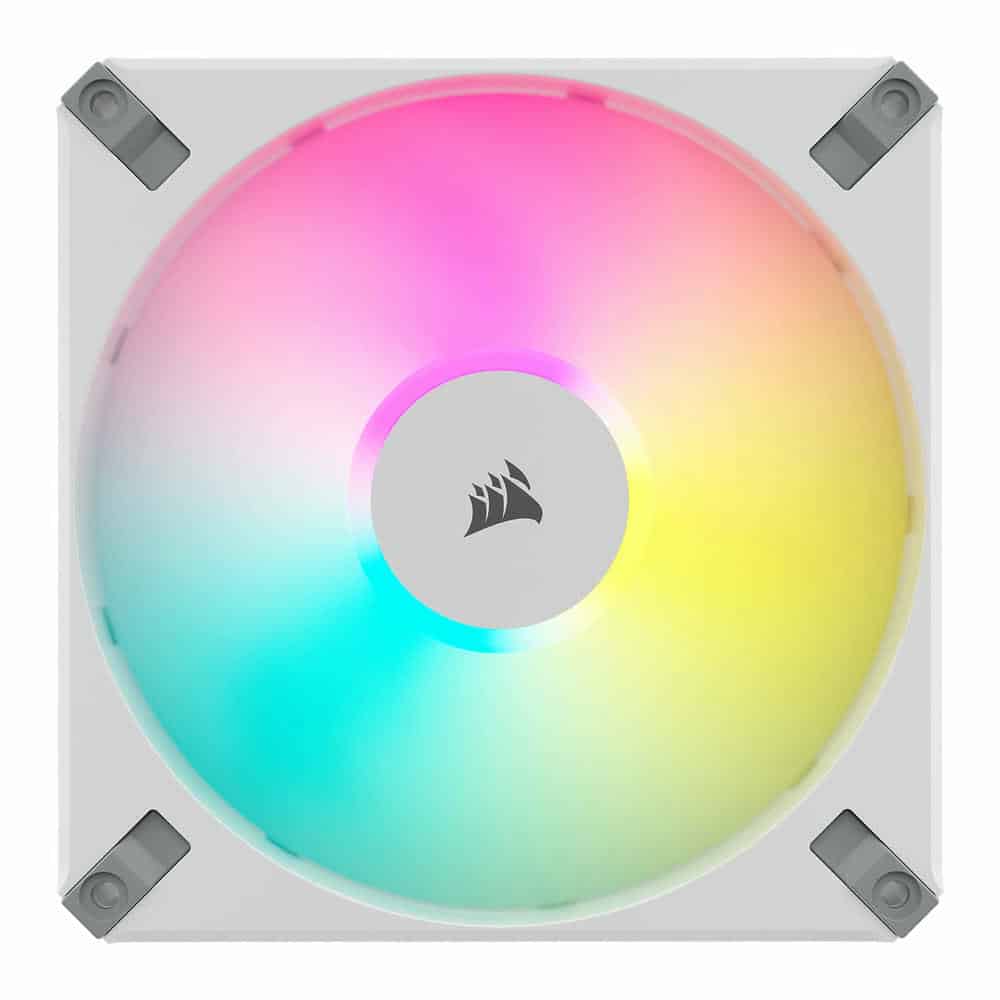 (image for) Corsair iCUE AF140 RGB ELITE White 140mm 1 Fan Expansion Pack